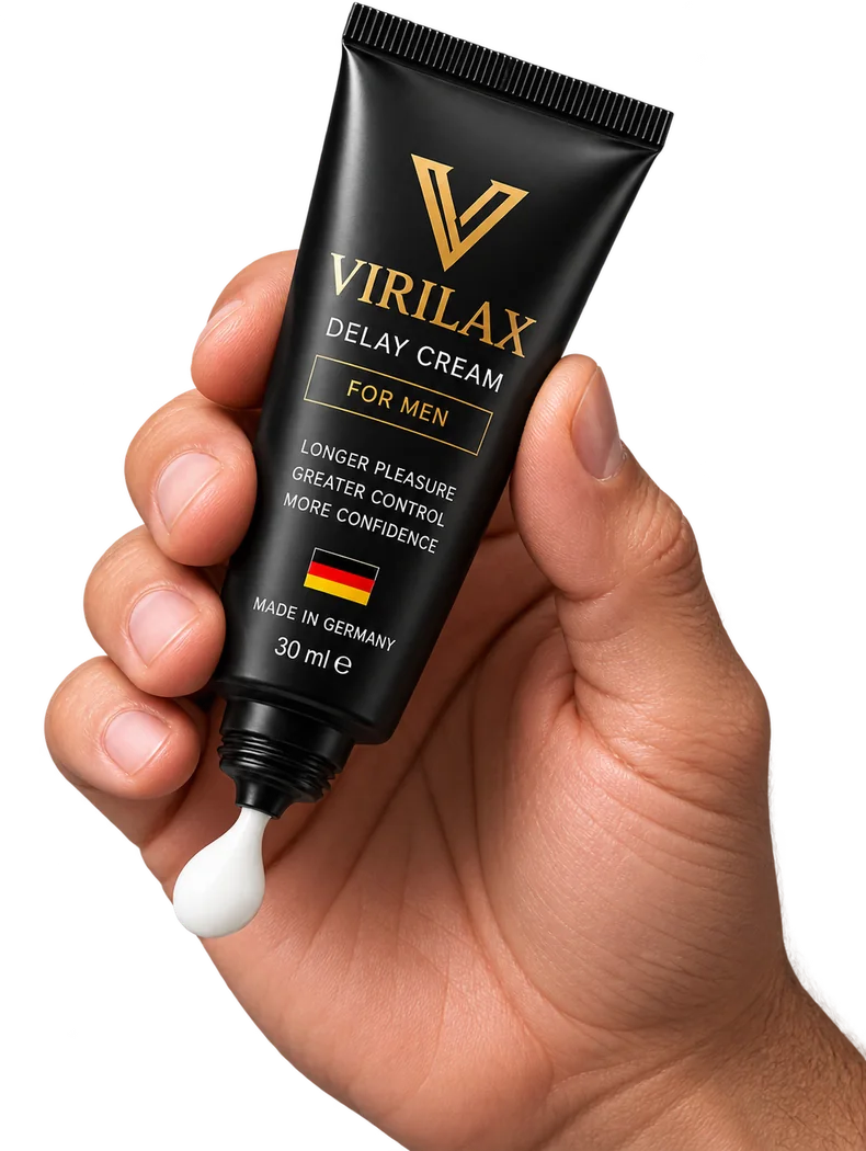 يد تحمل أنبوب كريم VIRILAX